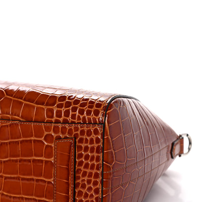 Givenchy Calfskin Crocodile Embossed Small Antigona Cognac 12 of 12