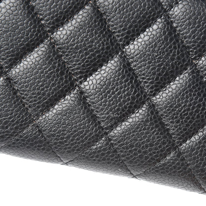 Chanel Caviar Quilted Small Gusset Zip Around Wallet Black 8 of 8