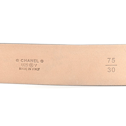 Chanel Calfskin Belt 75 30 Black 3 of 4
