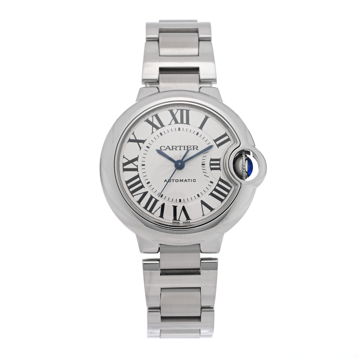 Cartier Stainless Steel 33mm Ballon Bleu De Cartier Automatic Watch 1 of 5