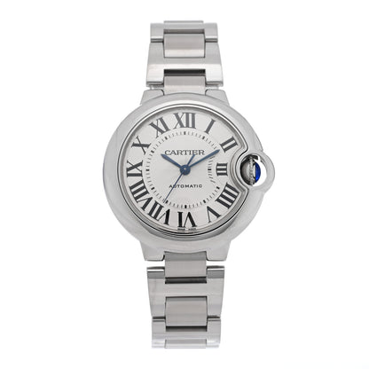 Cartier Stainless Steel 33mm Ballon Bleu De Cartier Automatic Watch 1 of 5