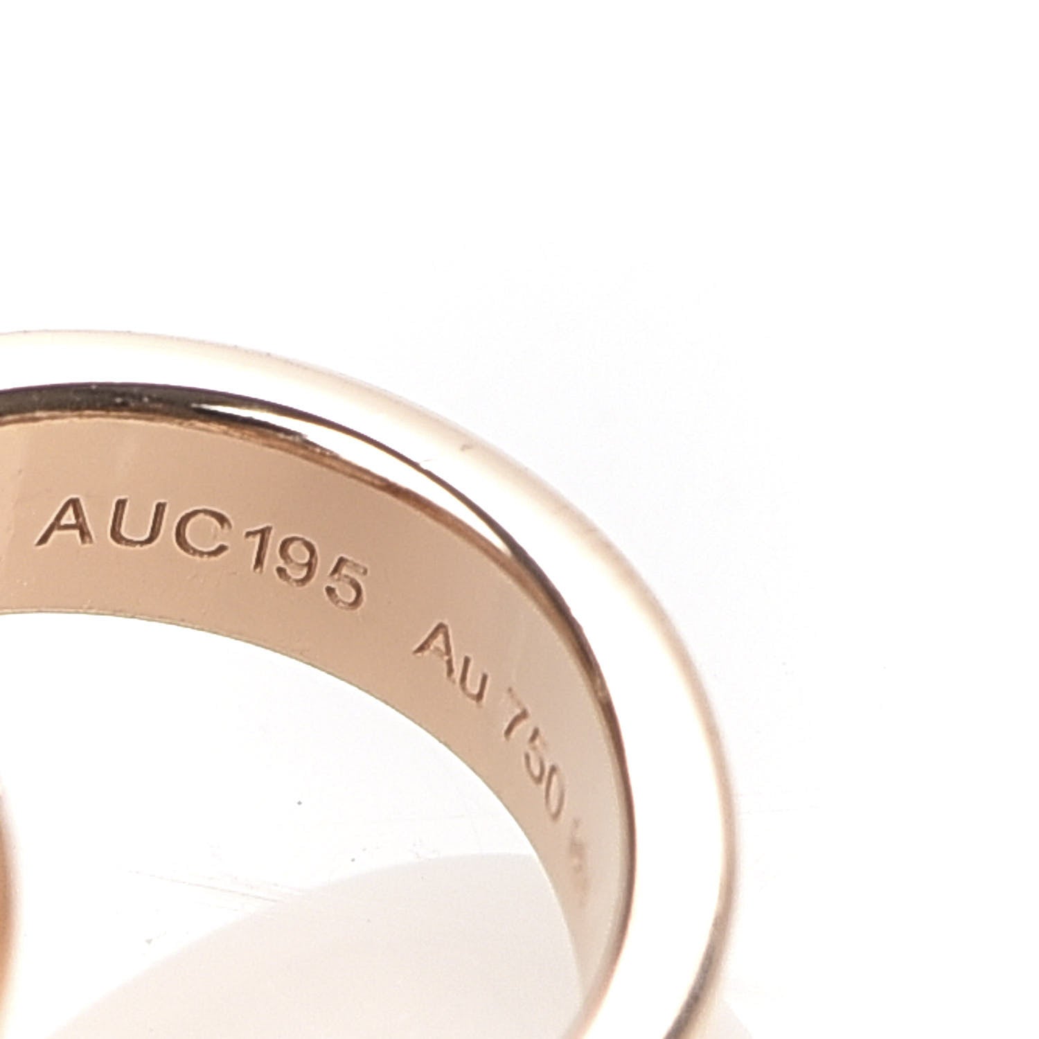 Cartier 18K Pink Gold Interlocking LOVE Necklace 7 of 8