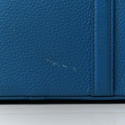 Louis Vuitton Taurillon Porte-Documents Voyage Bleu Canard 7 of 10