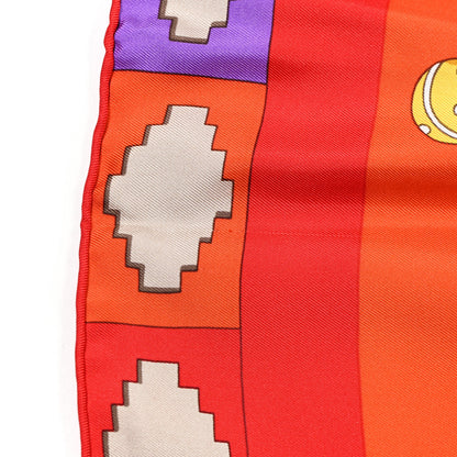 Hermes Silk Les Poneys de Polo Scarf 90 8 of 11
