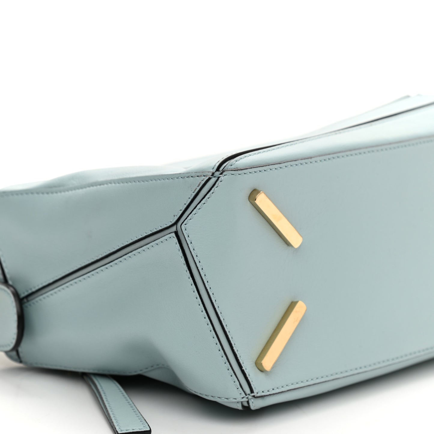 Calfskin Small Puzzle Bag Aqua