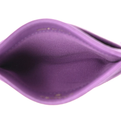 Chanel Lambskin Quilted Card Holder Purple 5 of 8
