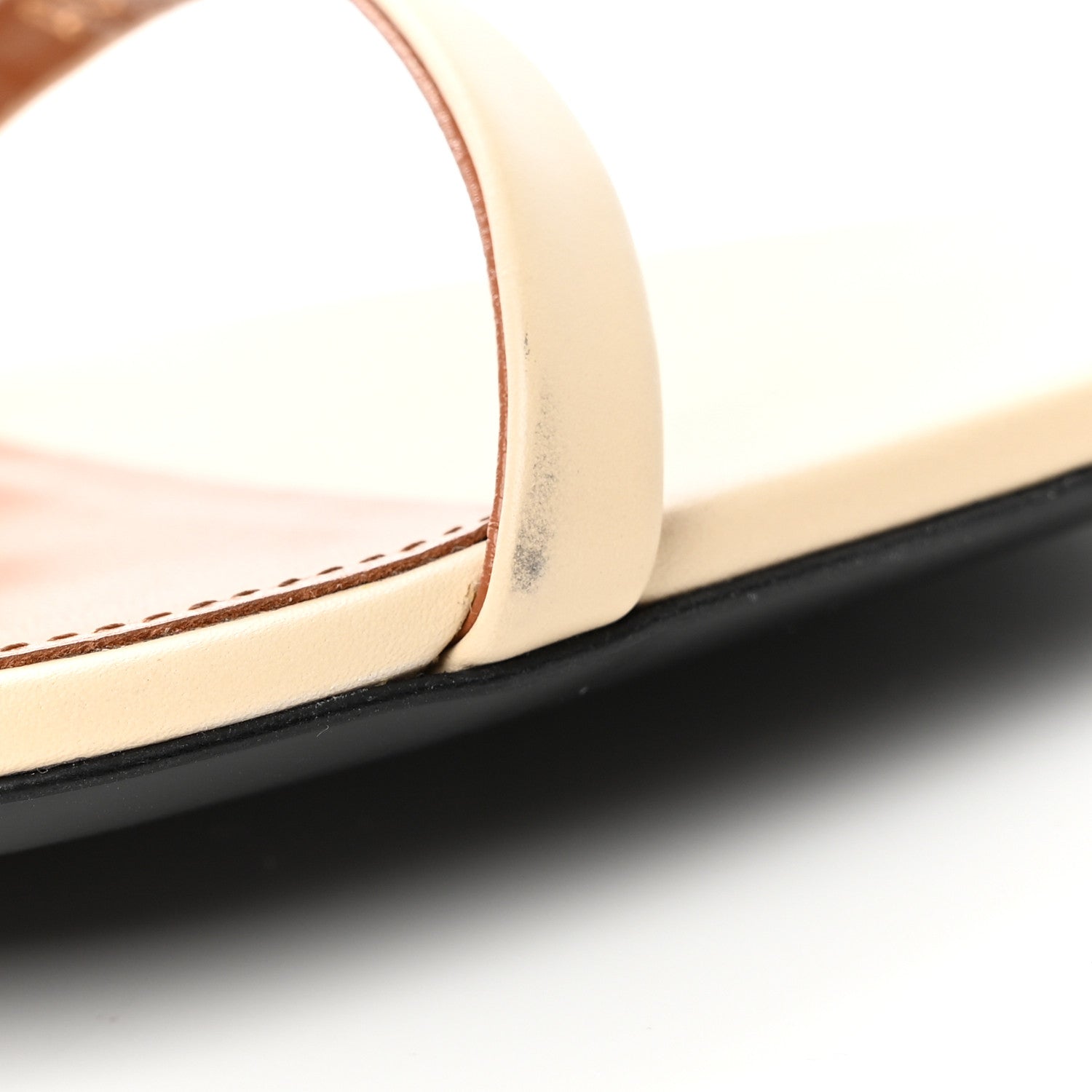 Saint Laurent Calfskin Opyum Sandals 42 Real Beige 11 of 12