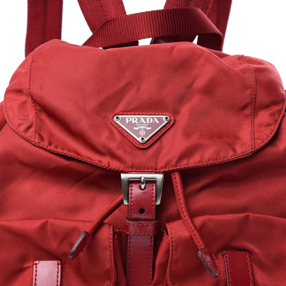 Prada Nylon Vela Small Backpack Rosso 10 of 14