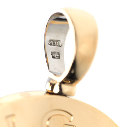 Bulgari Stainless Steel 18K Yellow Gold Black Onyx Mother of Pearl BVLGARI BVLGARI Cord Pendant Necklace 6 of 7