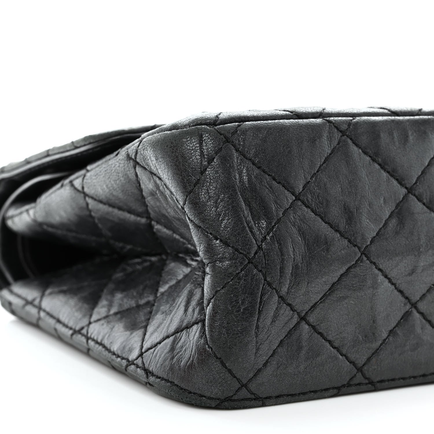 Chanel Aged Calfskin Quilted 2.55 Reissue 226 Flap Black 11 of 13