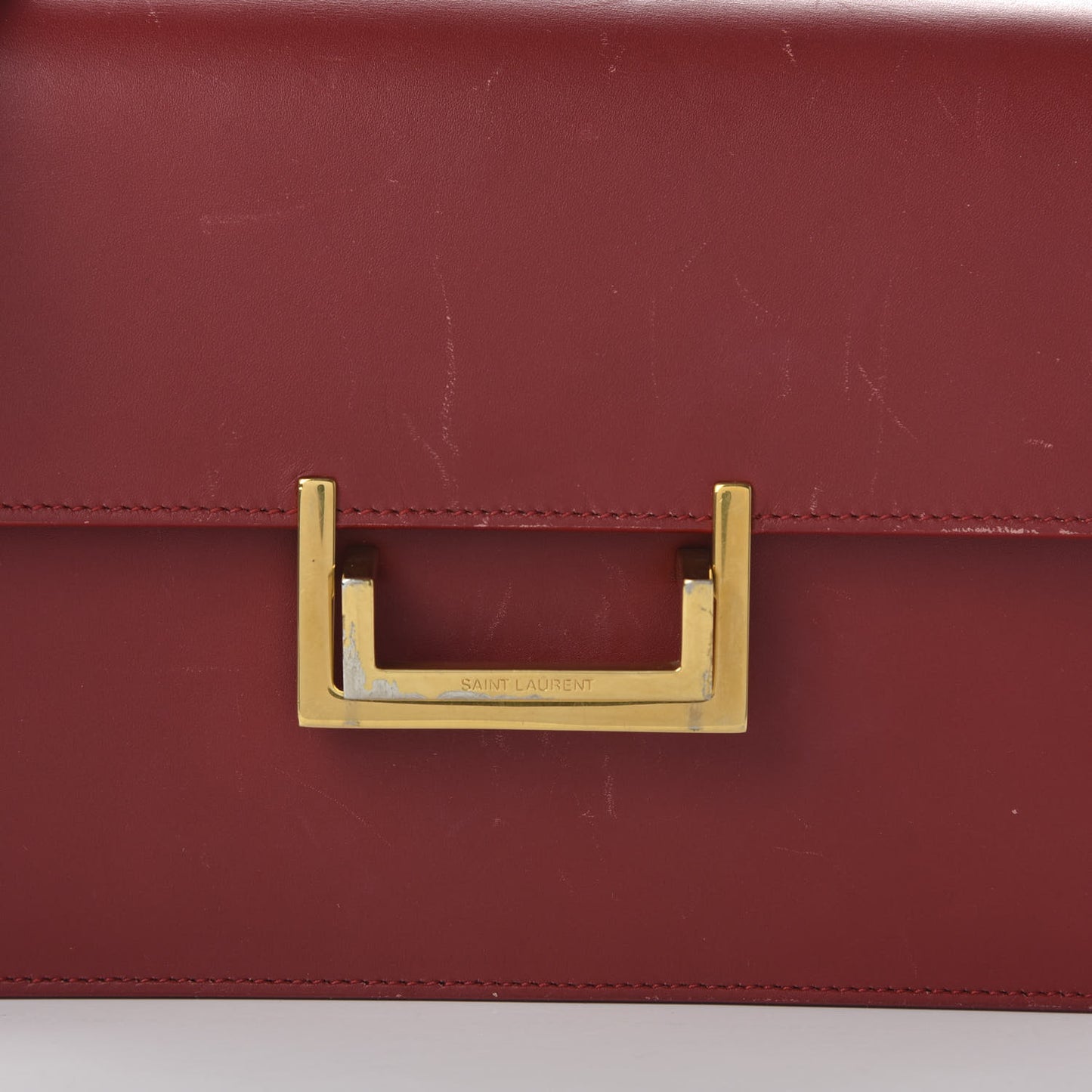 Calfskin Medium Classic Lulu Bag Red