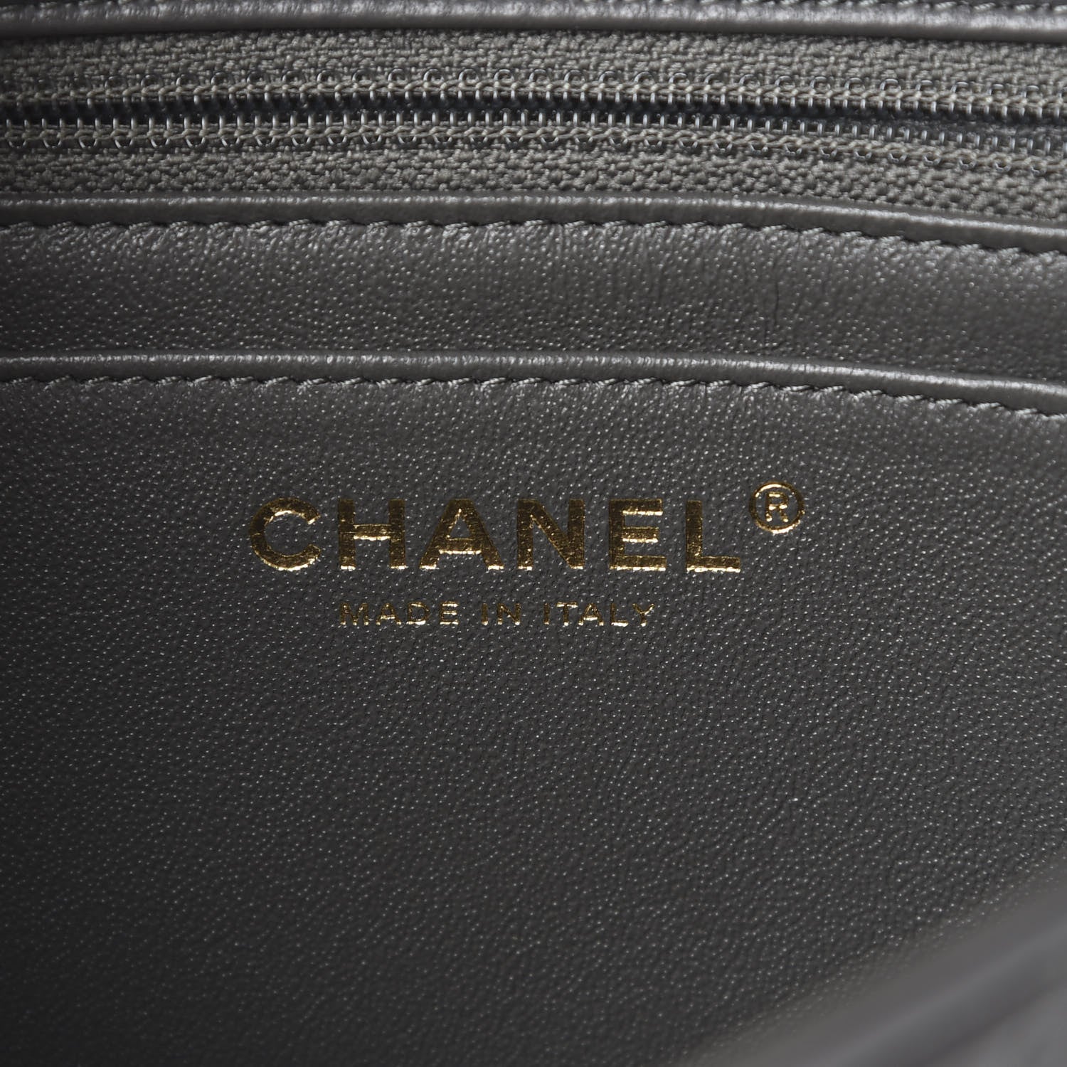 Chanel Lambskin Quilted Mini Rectangular Flap Grey 5 of 13