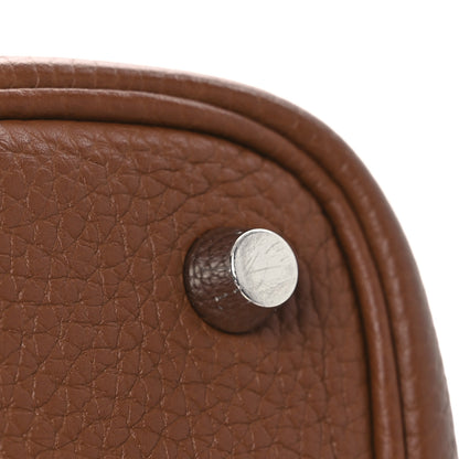 Hermes Taurillon Clemence Swift Eclat Picotin Lock 22 MM Gold Ebene 22 of 27