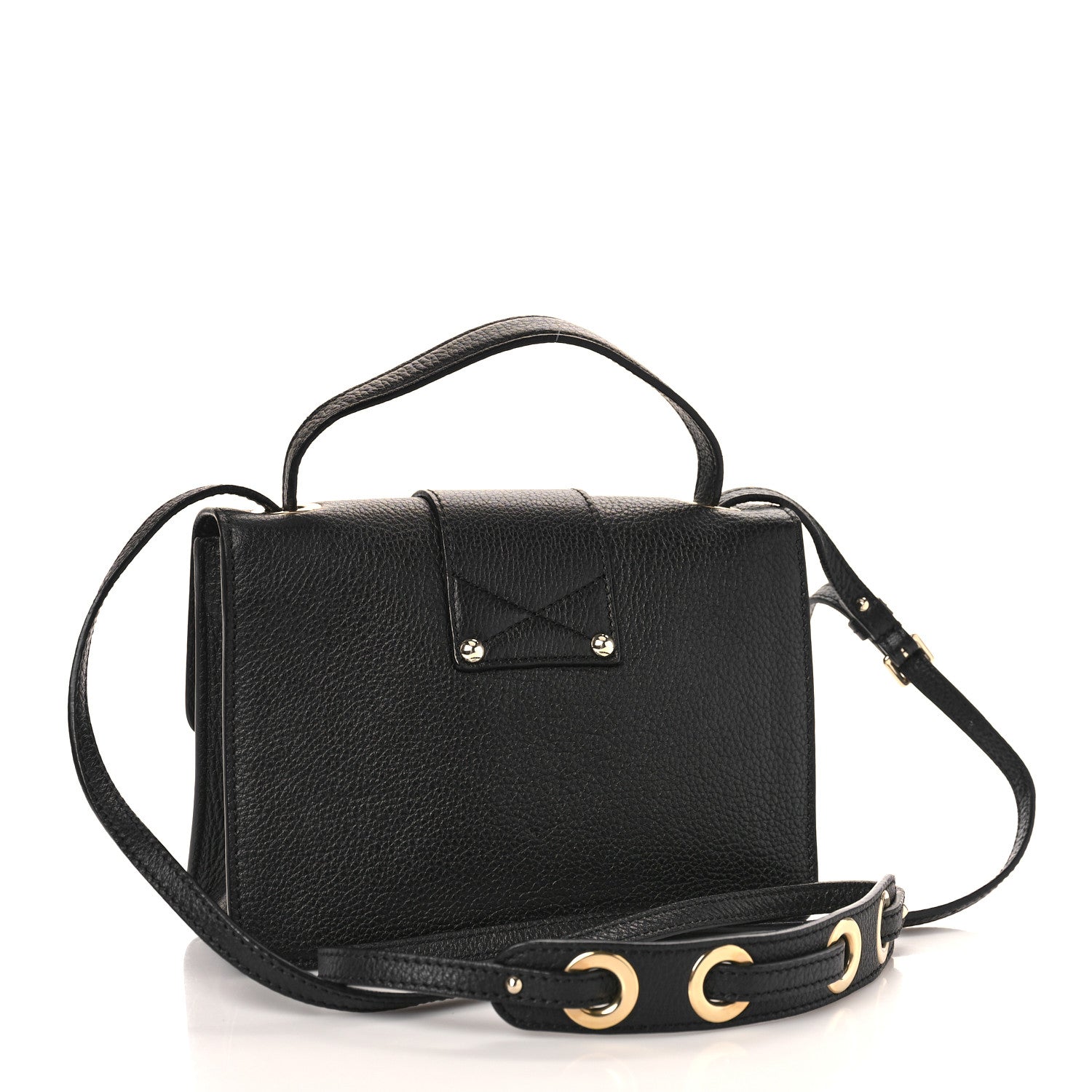Jimmy Choo Grainy Pebbled Rebel Crossbody Bag Black 3 of 11