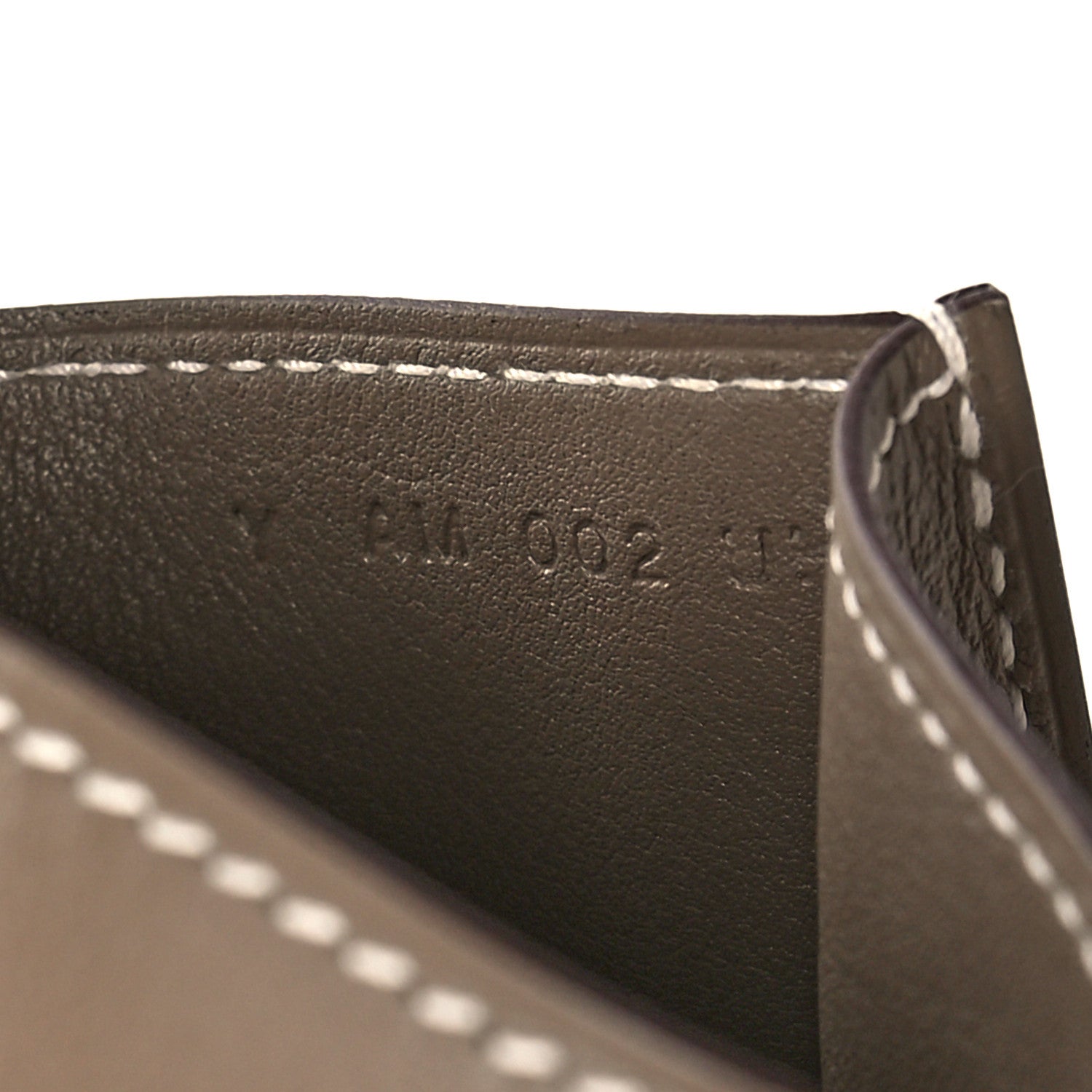 Hermes Swift Citizen Twill Card Case Etoupe 7 of 8