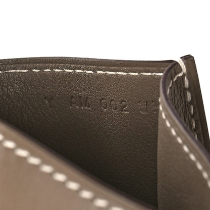 Hermes Swift Citizen Twill Card Case Etoupe 7 of 8