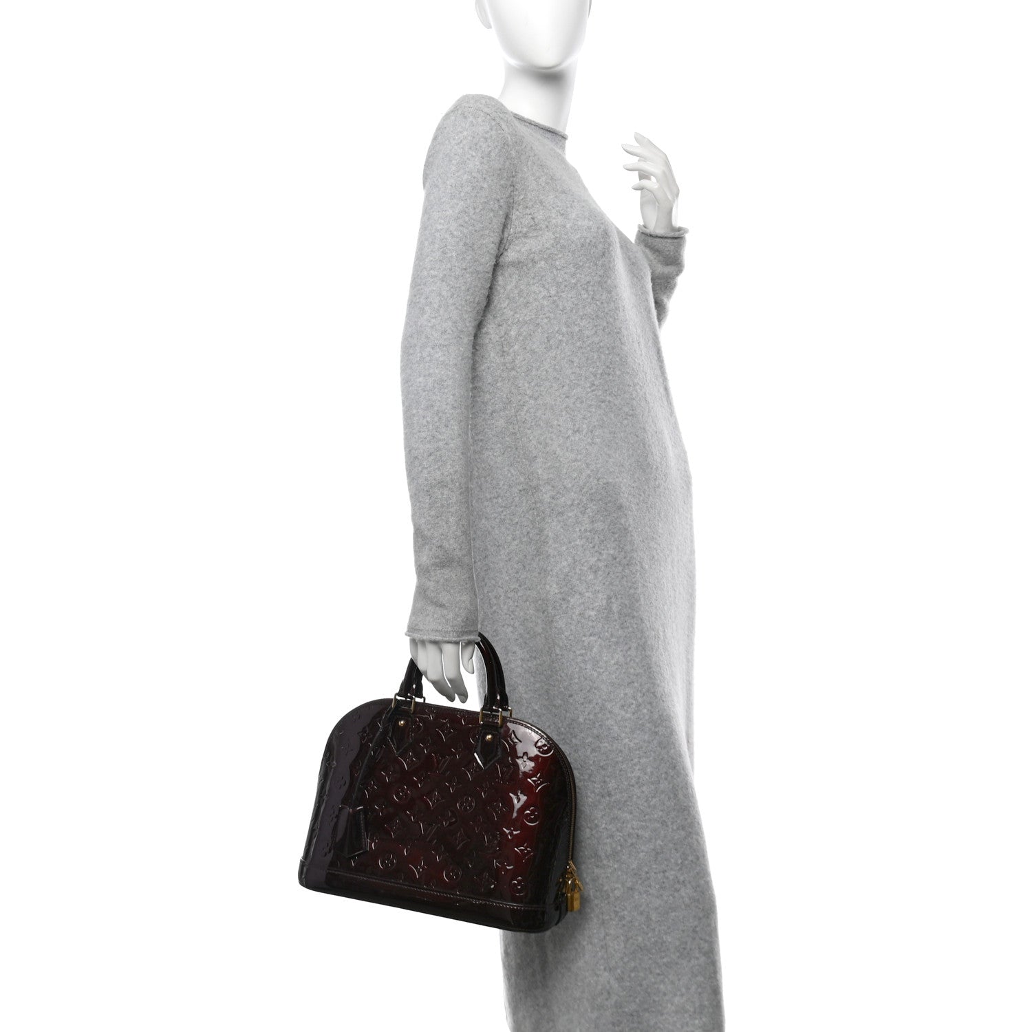 Louis Vuitton Vernis Alma PM Amarante 2 of 14
