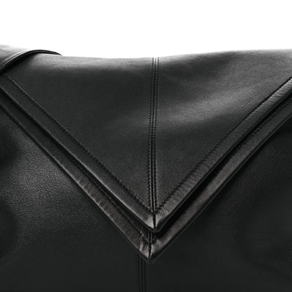 Bottega Veneta Silky Calfskin Medium Sawyer Messenger Bag Black 8 of 14