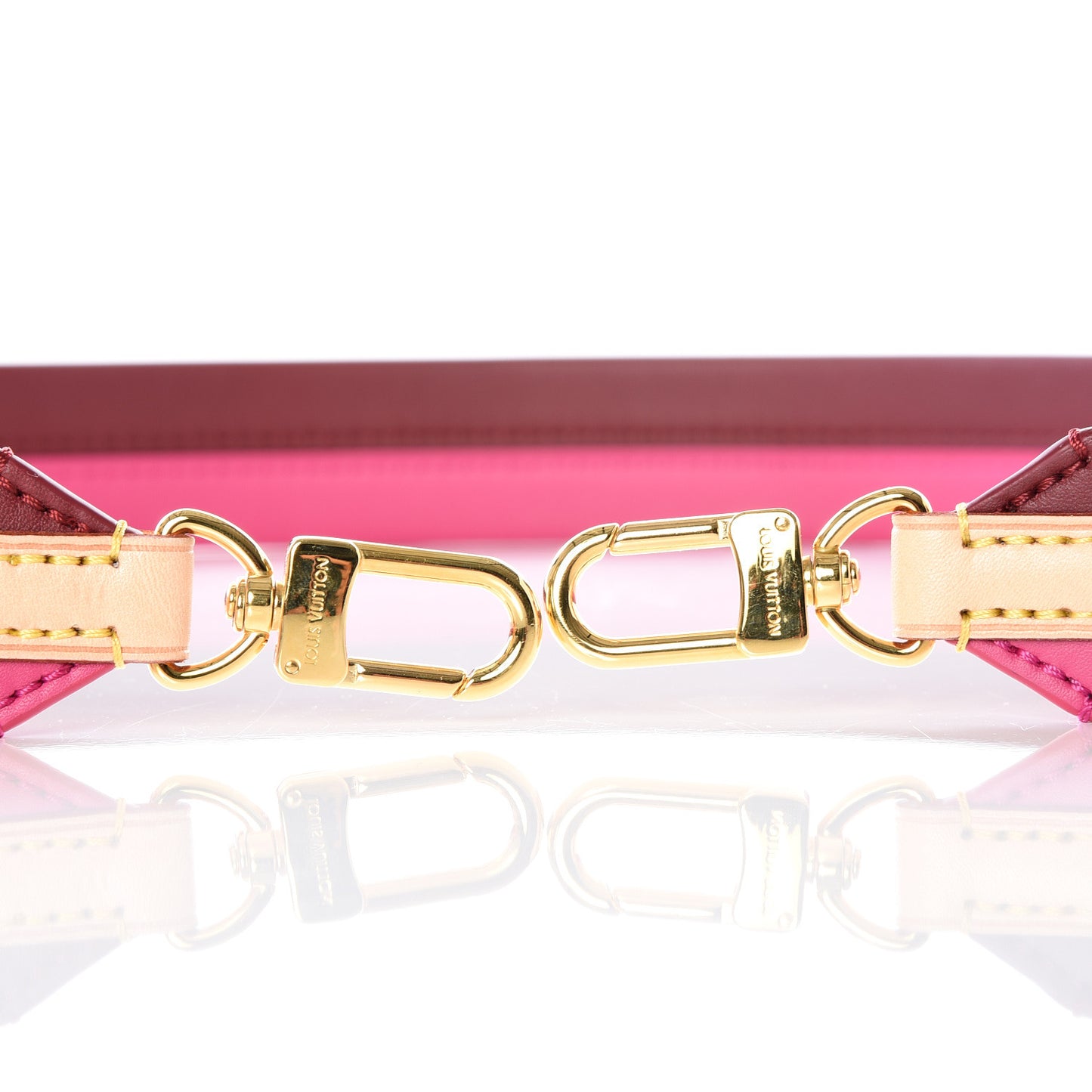 Calfskin Cluny BB Shoulder Strap Bordeaux Fuchsia