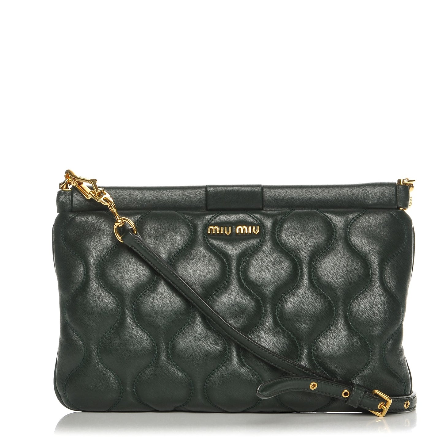Nappa Padded Crossbody Smeraldo