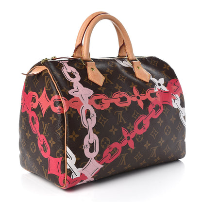 Louis Vuitton Monogram Bay Speedy 30 Rose Ballerine Poppy 3 of 8