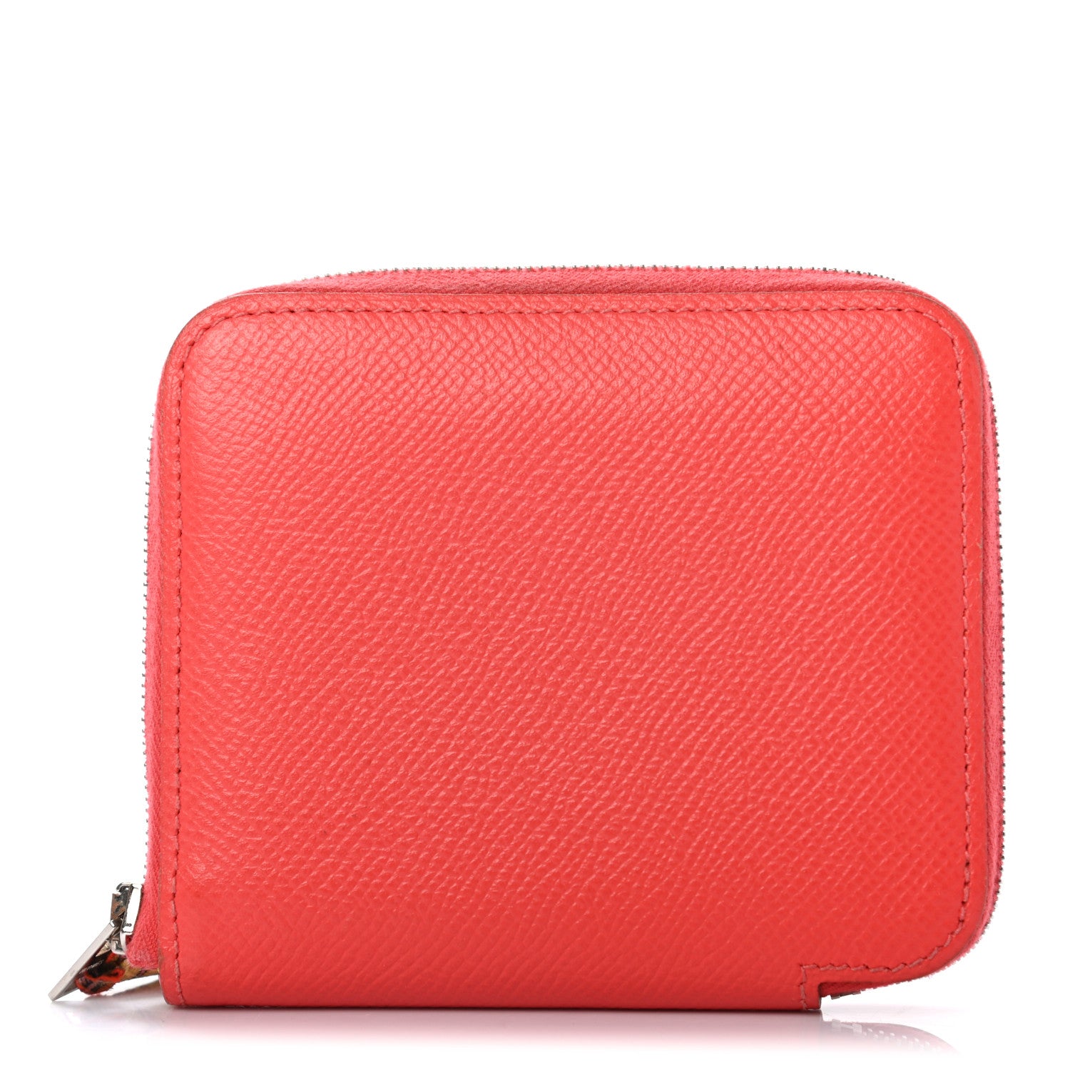 Hermes Epsom Silk'in Compact Wallet Rose Jaipur 1 of 7