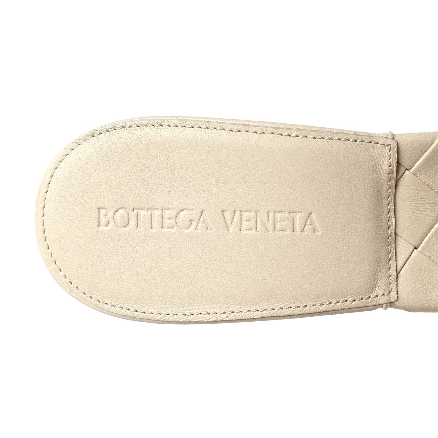 Nappa Maxi Intrecciato Lido Mule Sandals 38.5 Wax