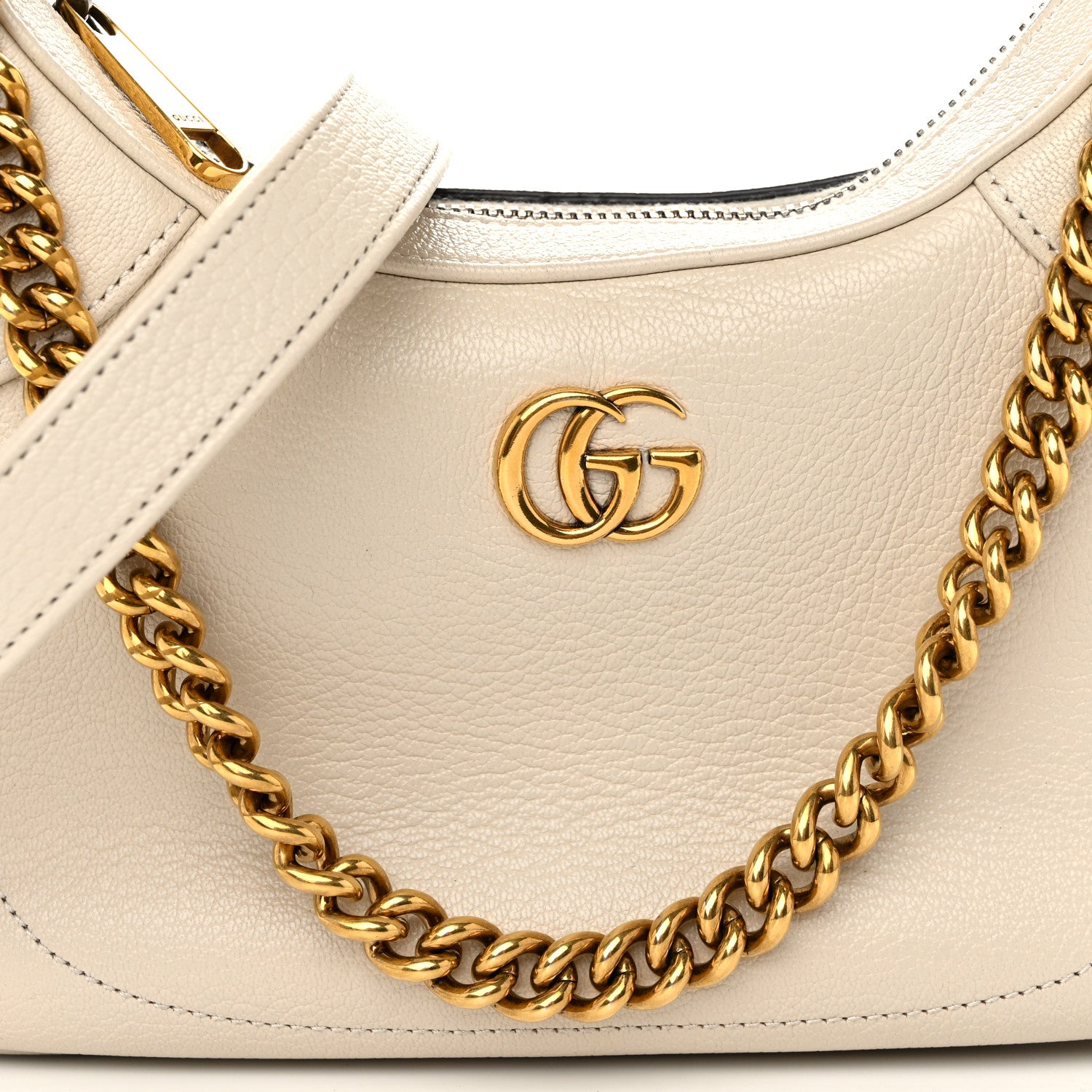 Gucci Goatskin Small Aphrodite Shoulder Bag Mystic White 7 of 9