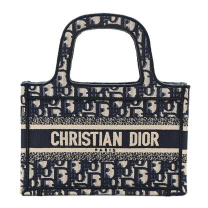 Christian Dior Oblique Mini Book Tote Blue Multicolor 1 of 11