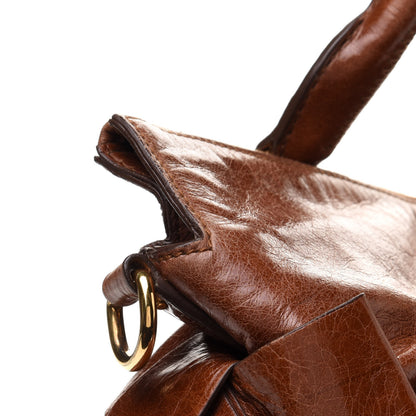 Miu Miu Vitello Lux Medium Bow Bag Palissandro 13 of 16