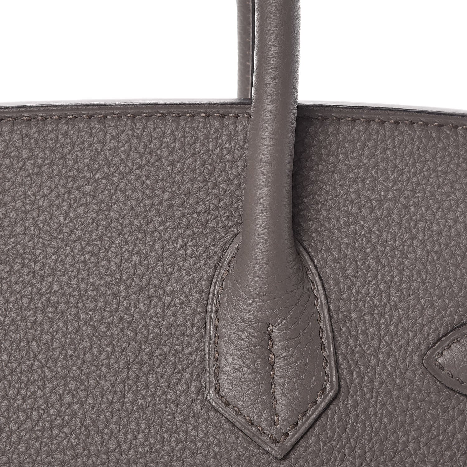 Hermes Togo Birkin 30 Etain 29 of 35