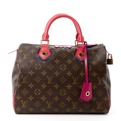 Louis Vuitton Monogram Totem Speedy 30 Flamingo 1 of 17