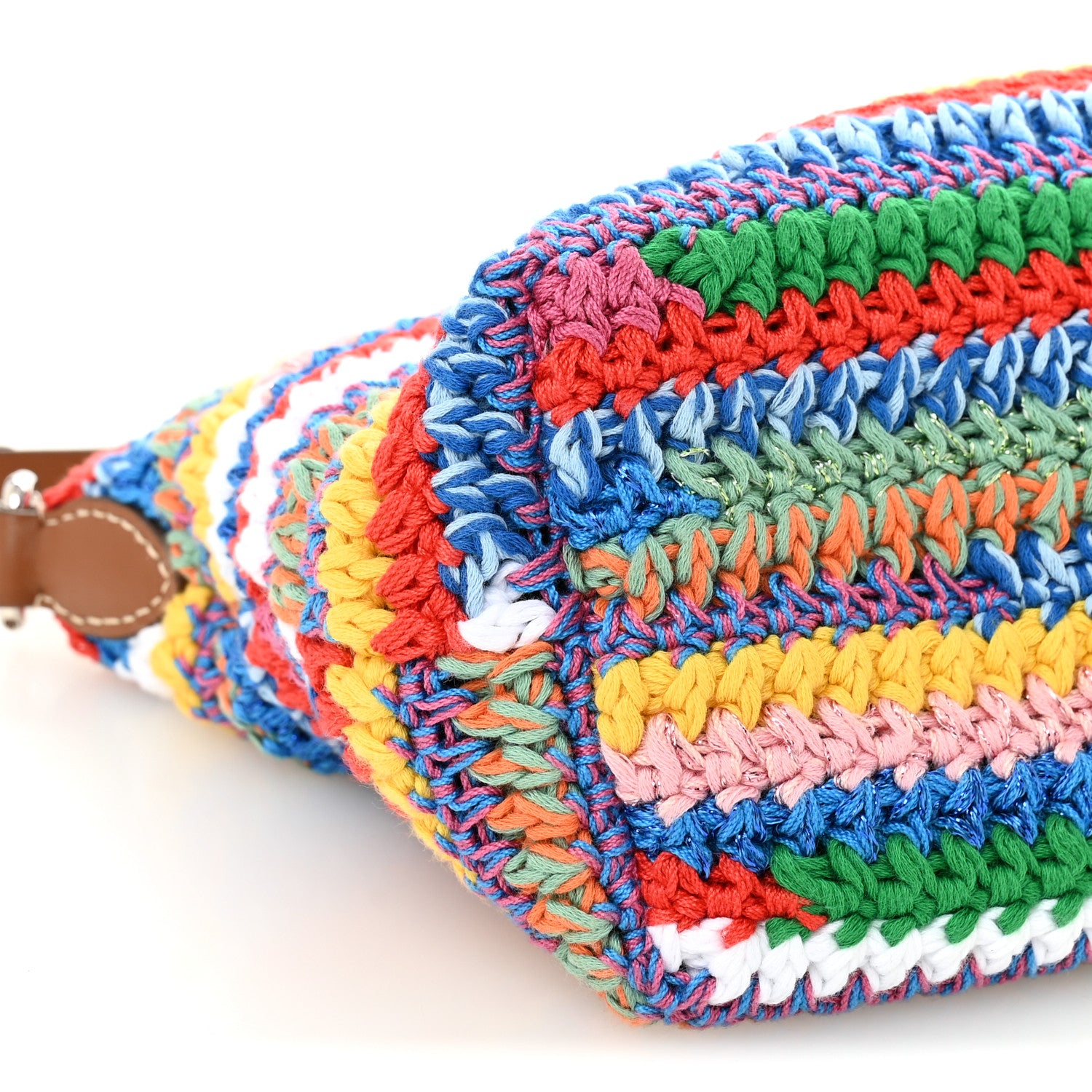 Miu Miu Fabric Crochet Pouch Multicolor 1842593 – FASHIONPHILE