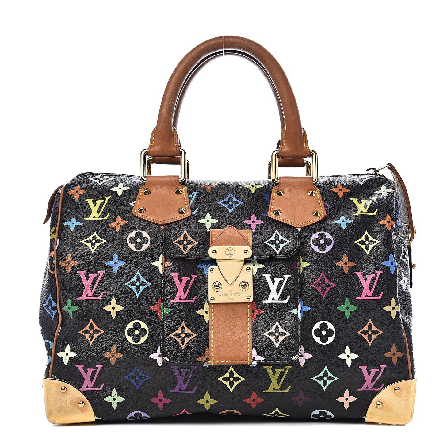Monogram Multicolor Speedy 30 Black