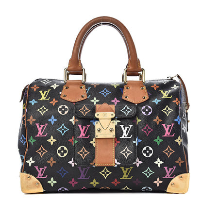 Louis Vuitton Monogram Multicolor Speedy 30 Black 1 of 11