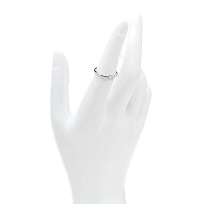 Tiffany Platinum Diamond .16ct Bezet Ring 53 6.25 2 of 6