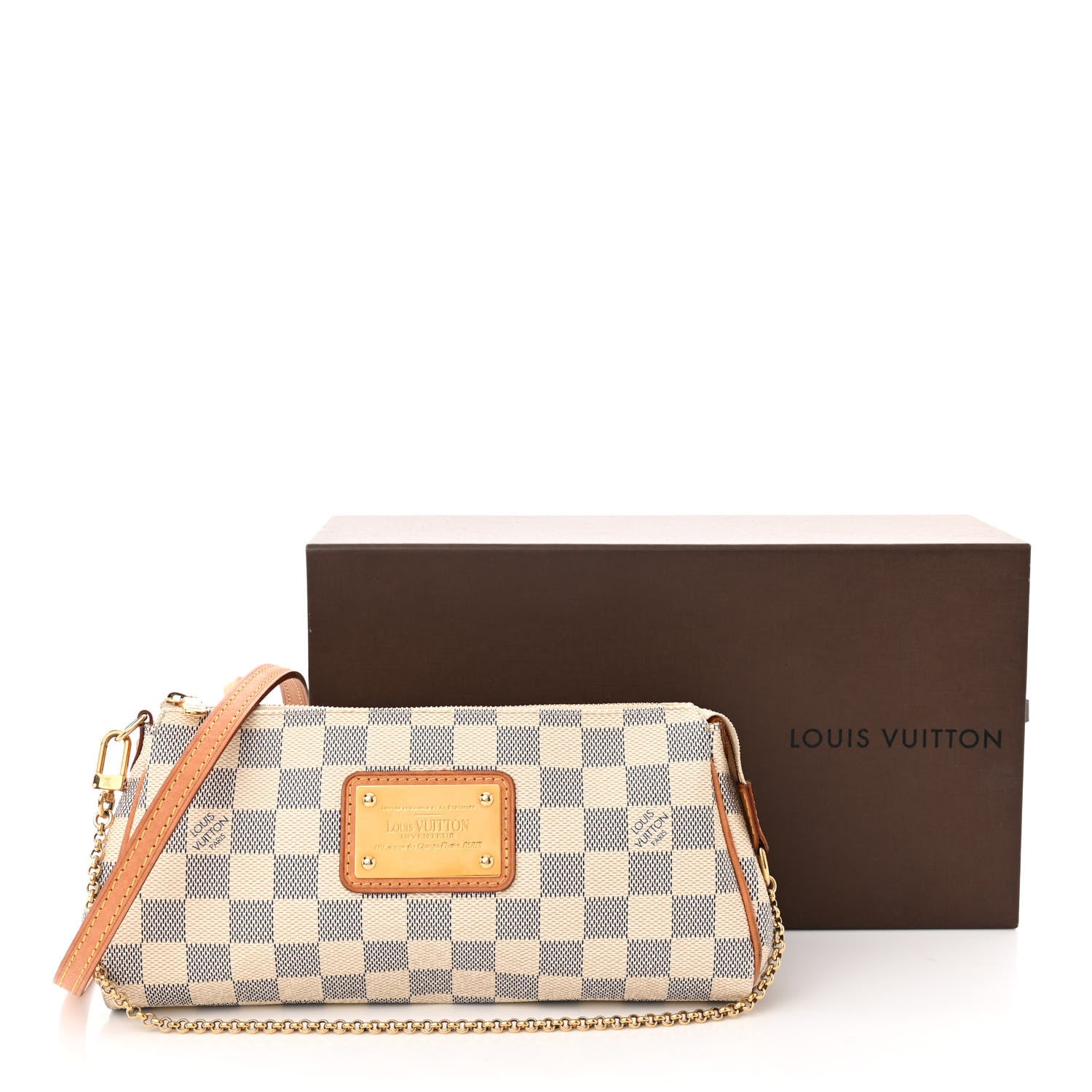 Louis Vuitton Damier Azur Eva Clutch 11 of 11