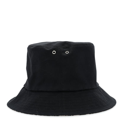 Christian Dior Oblique Reversible Teddy-D Brim Bucket Hat 57 Navy 10 of 13