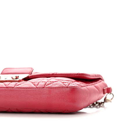 Christian Dior Lambskin Cannage Miss Dior Promenade Pouch Fuchsia 10 of 10