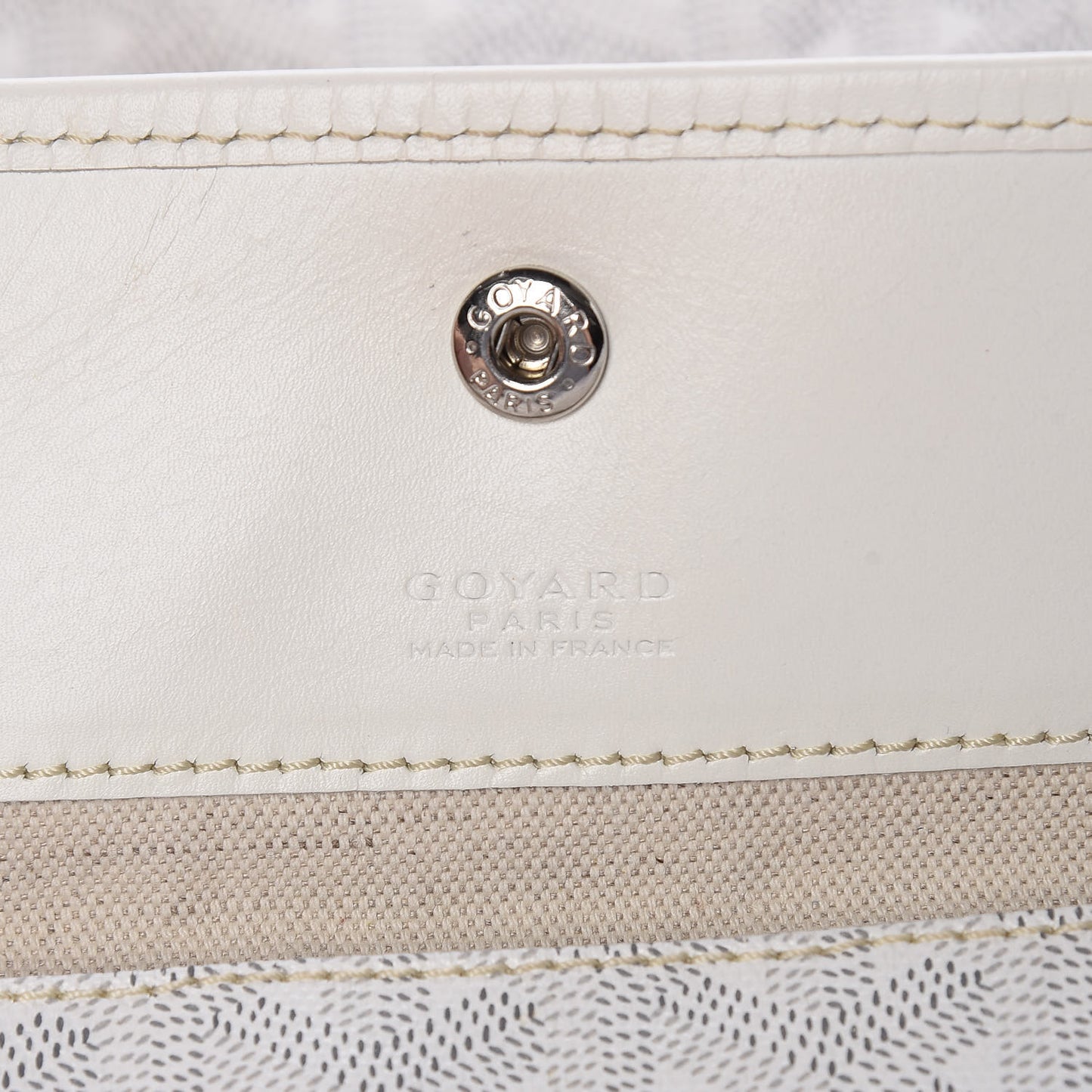 Goyardine Saint Louis PM White