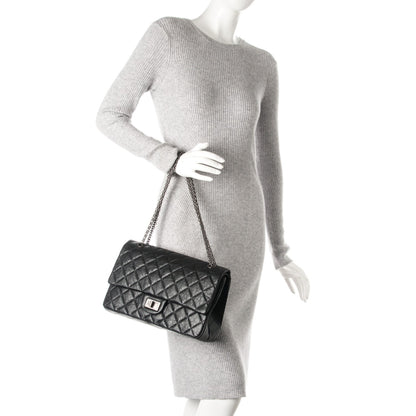 Chanel Aged Calfskin Quilted 2.55 Reissue 227 Flap Black 2 of 7