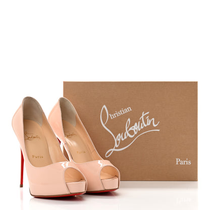 Christian Louboutin Patent New Very Prive 120 Pumps 38.5 Ballerina 9 of 9