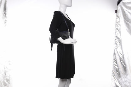 Prada Glace Calf Etiquette Flap Inchiostro Astrale 2 of 9