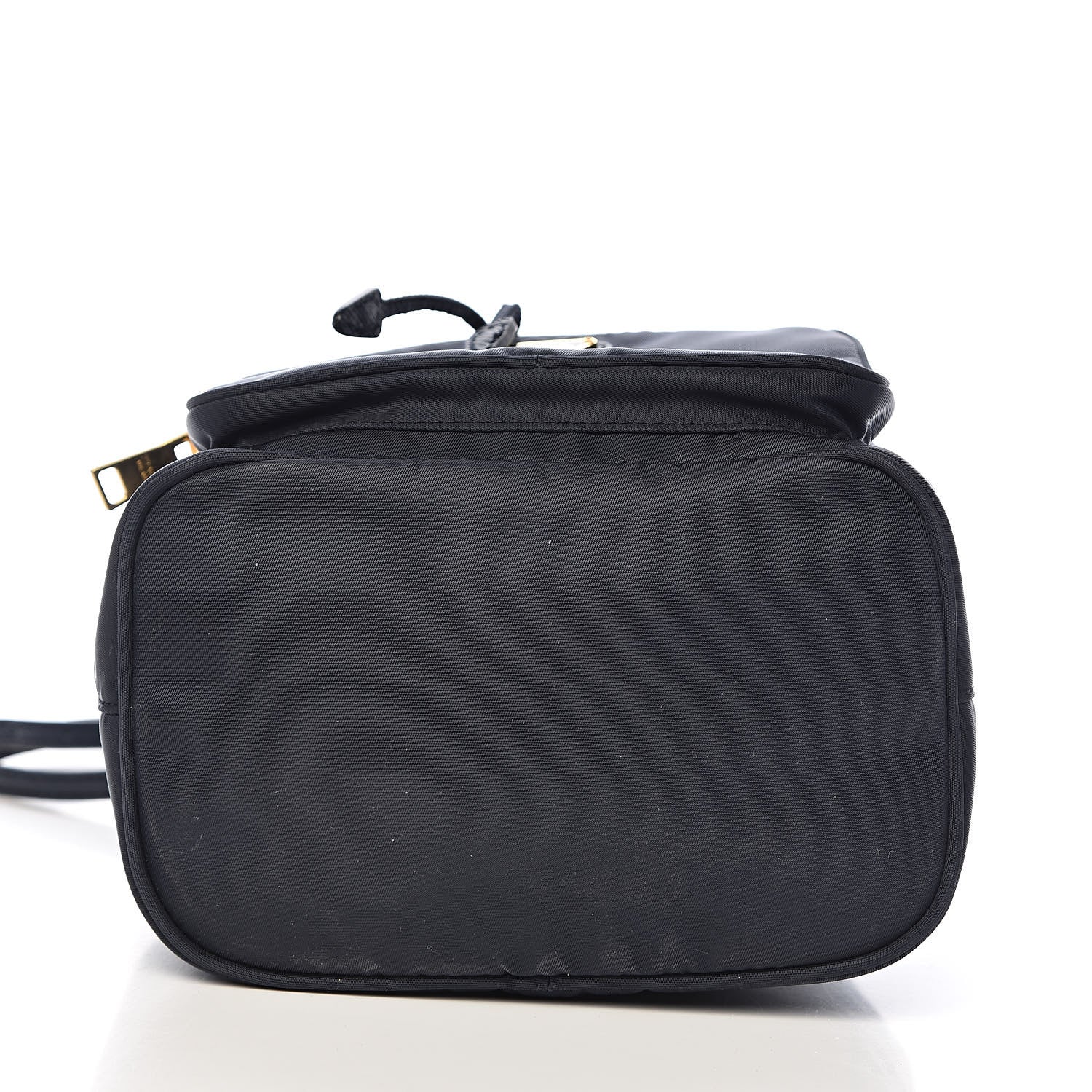 Prada Saffiano Tessuto Nylon Mini Bucket Crossbody Bag Blue 10 of 11