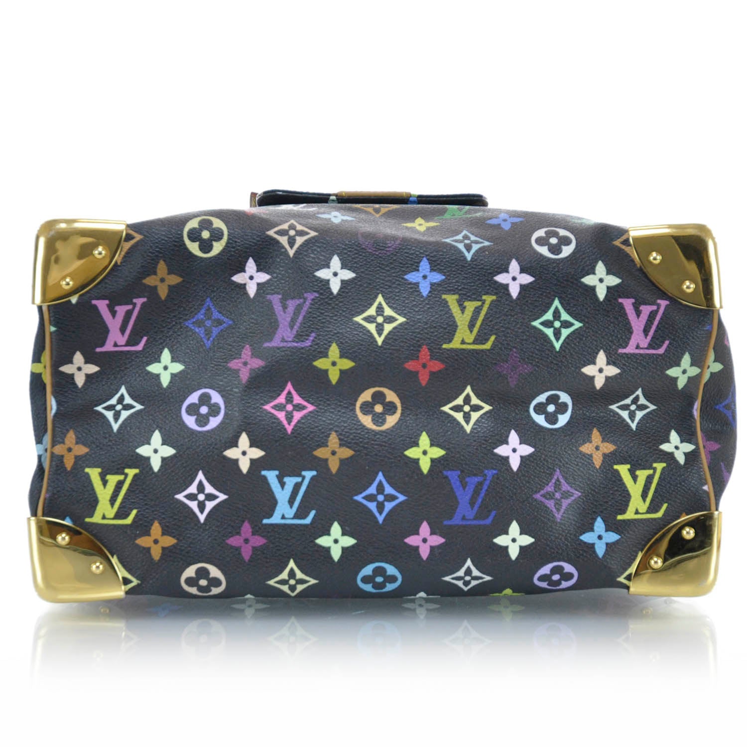 Louis Vuitton Monogram Multicolor Speedy 30 Black 5 of 9