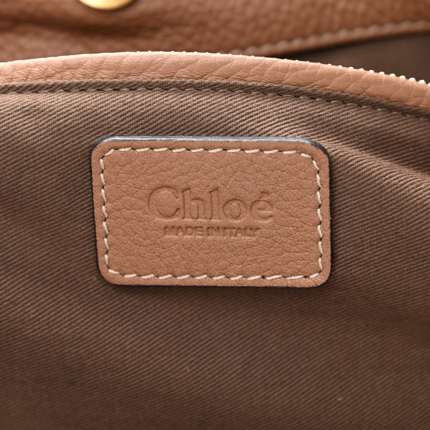 Calfskin Large New Marcie Tote Nut