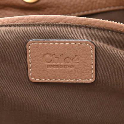 Chloe Calfskin Large New Marcie Tote Nut 6 of 10