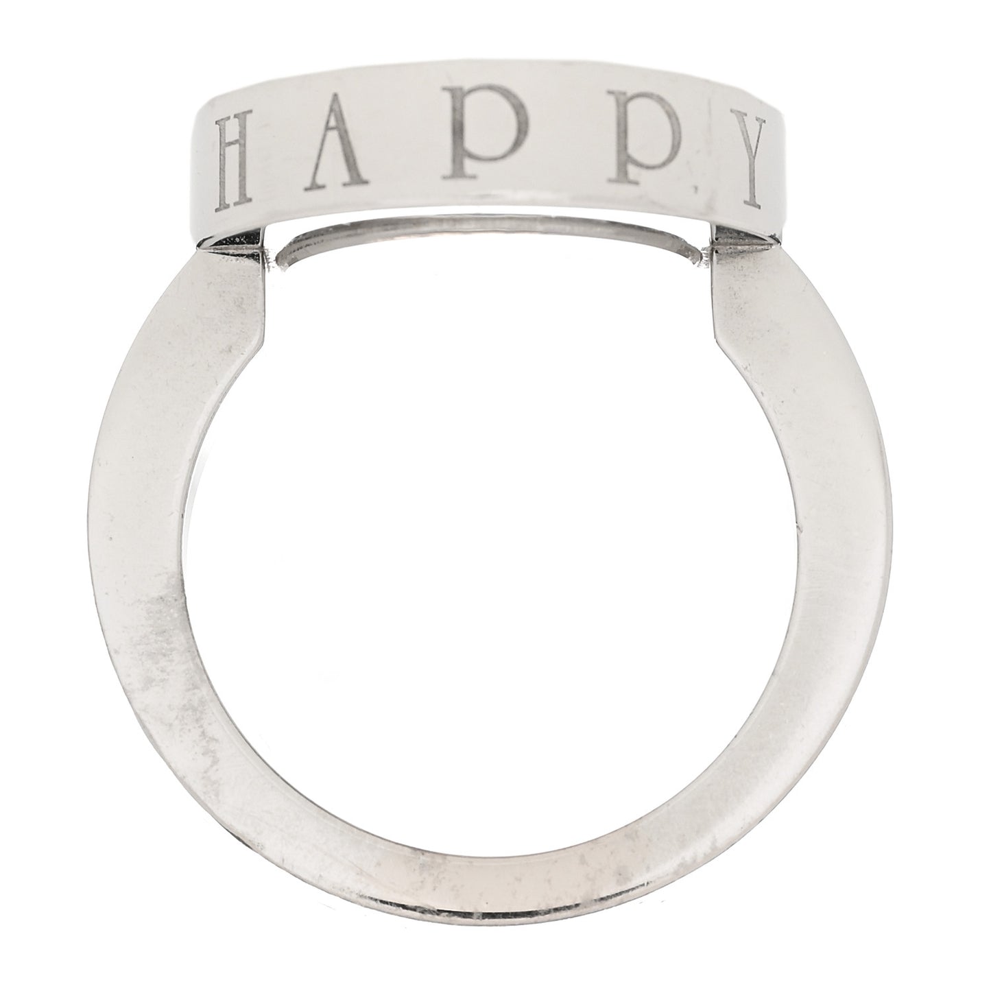 18K White Gold Diamond Happy Spirit Ring 53 6.5