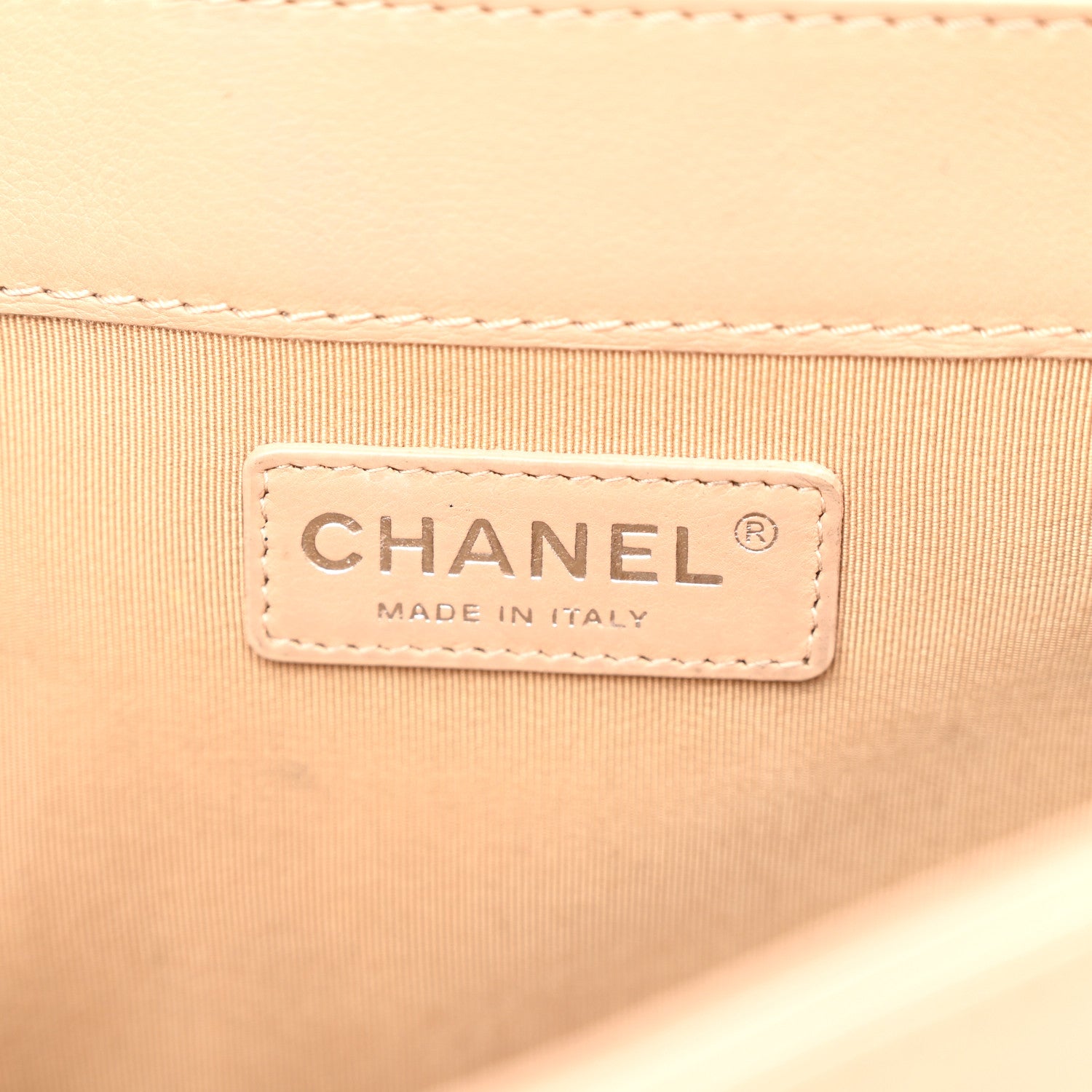 Chanel Calfskin Medium Boy Reverso Flap Beige 6 of 11