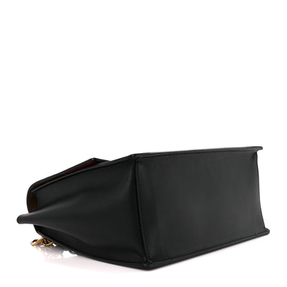 Fendi Vitello Grace Matte Kan U Shoulder Bag Black 4 of 11